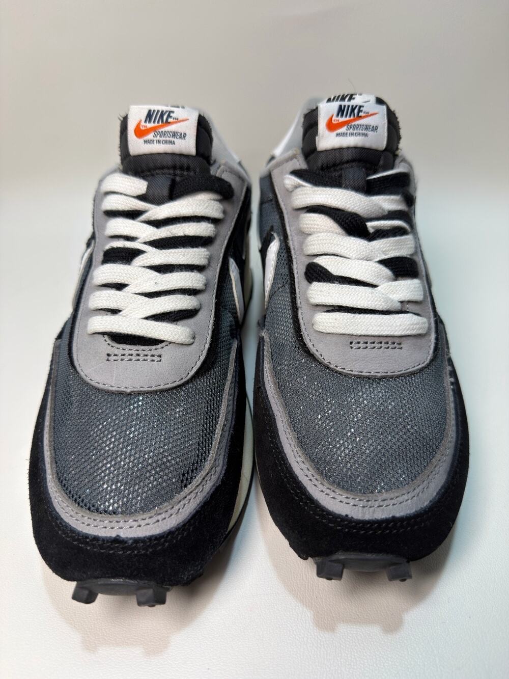 Nike LDWaffle x sacai Black Anthracite BV0073-001 Men's Size 7.5 No Box AUTHENTI